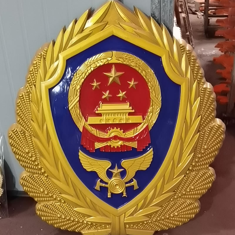 天津彩金消防警徽生产厂家